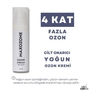 maxozone cilt onarıcı yoğun ozon kremi 160mg/ml