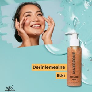 MaxOzone Üçlü Yüz Bakım Seti - Peeling Gel, Tonik, Yüz Temizleme Jeli
